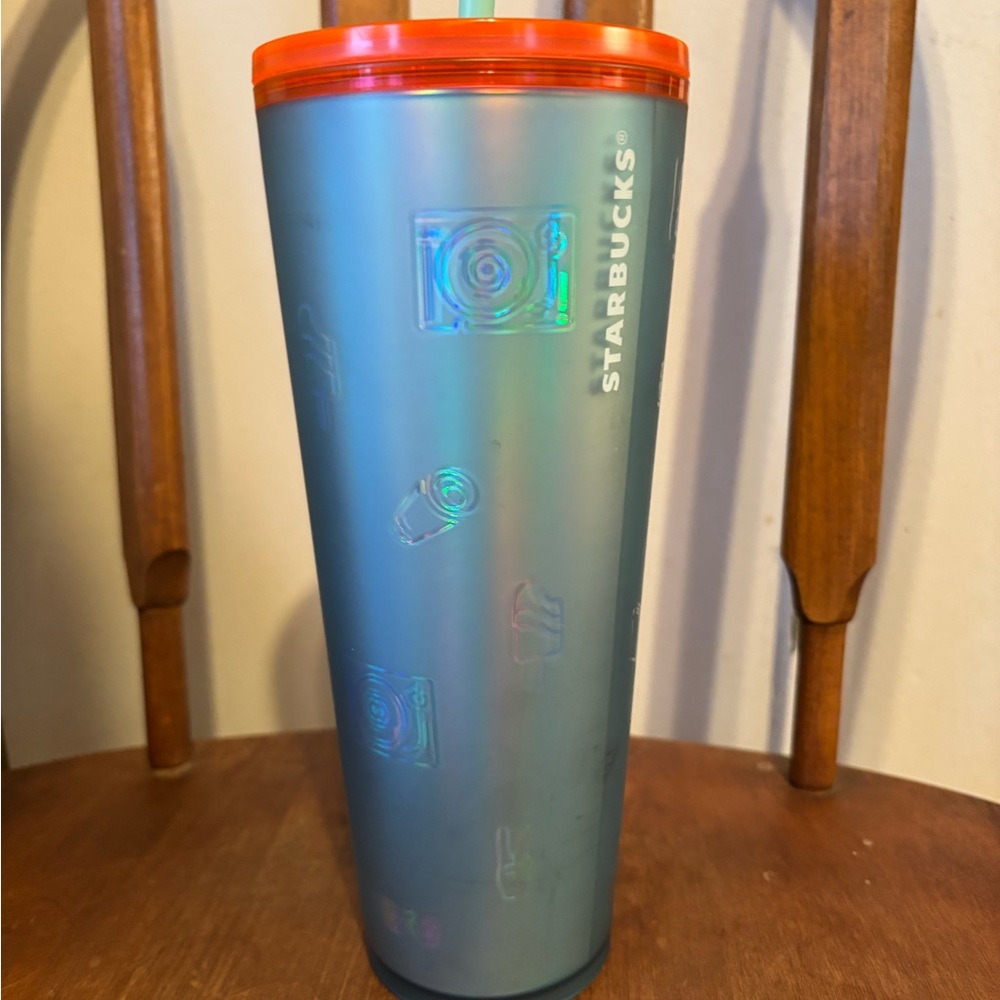 Starbucks Iridescent Blue 2022 Back To School Venti Tumbler 24oz